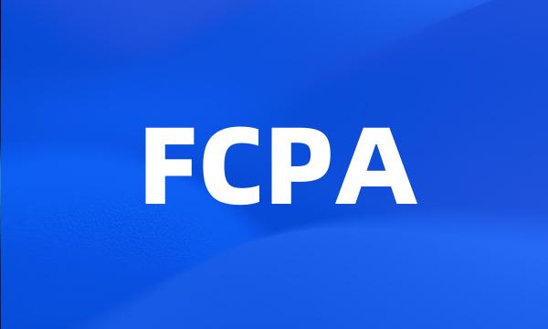 FCPA