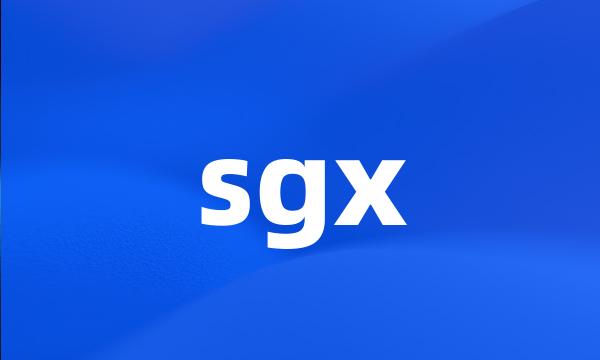 sgx