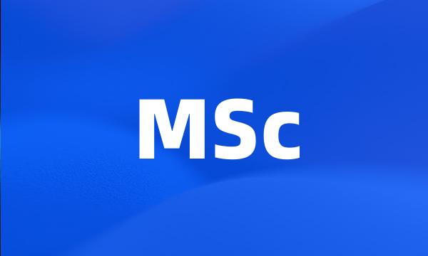 MSc