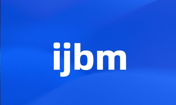 ijbm