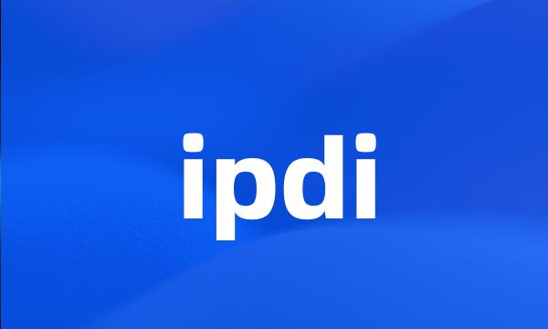 ipdi