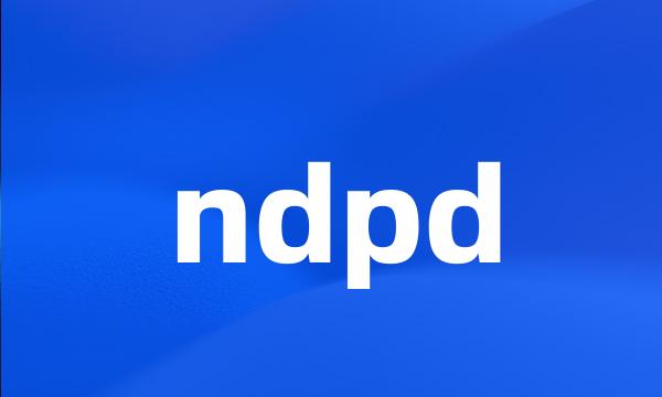 ndpd