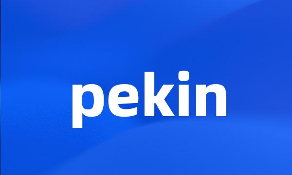 pekin