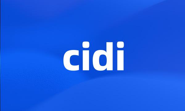 cidi