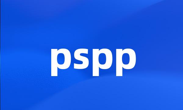 pspp