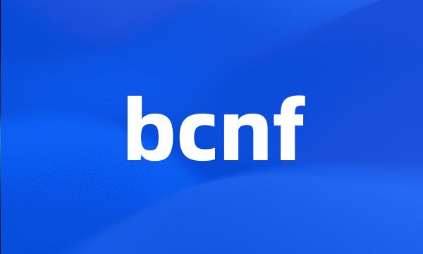 bcnf