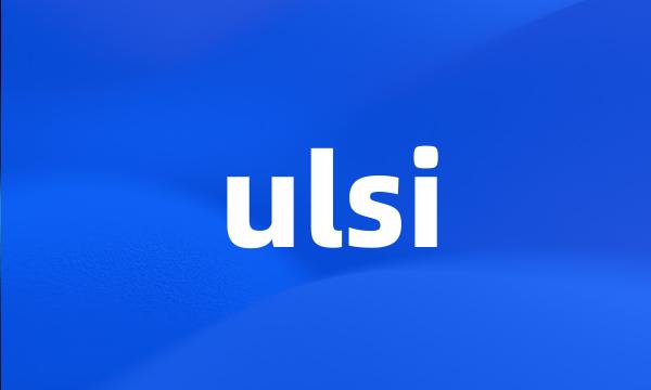 ulsi