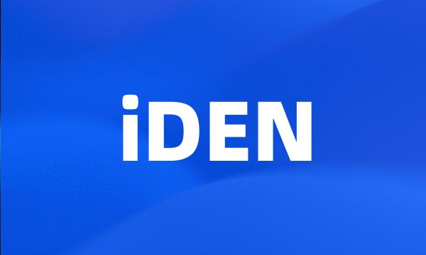 iDEN