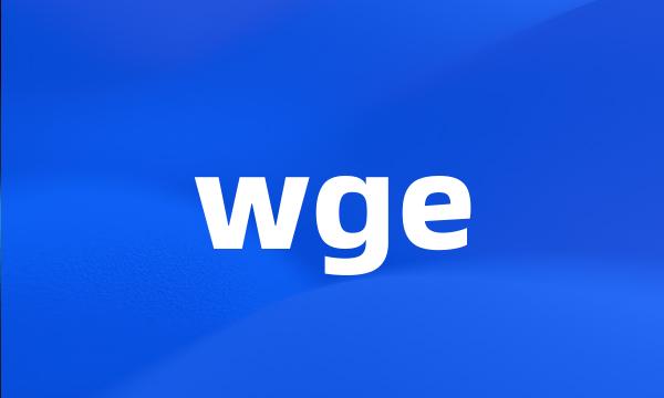 wge