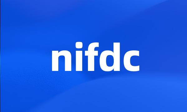 nifdc