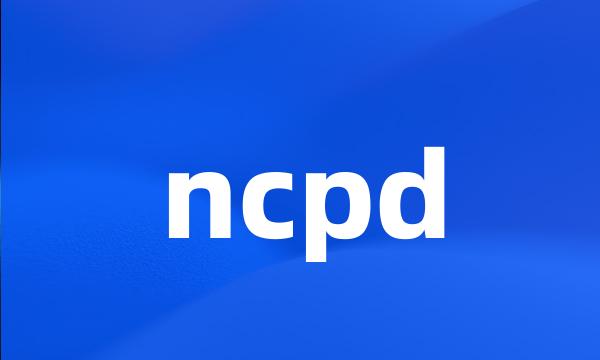 ncpd