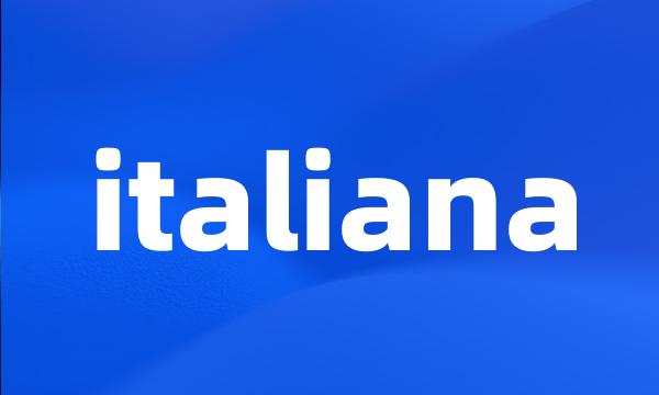 italiana