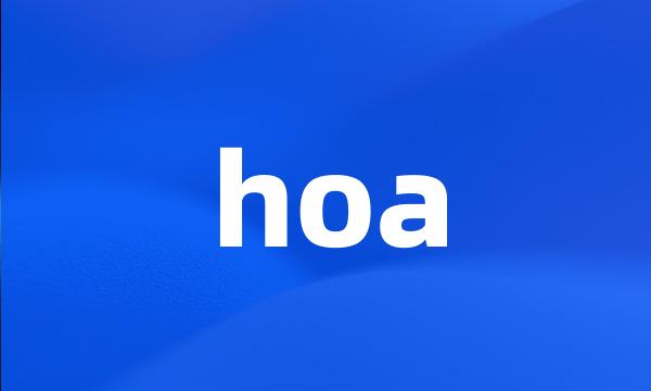 hoa