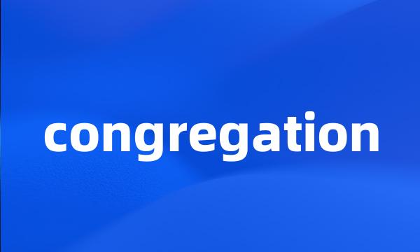 congregation