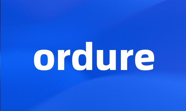 ordure