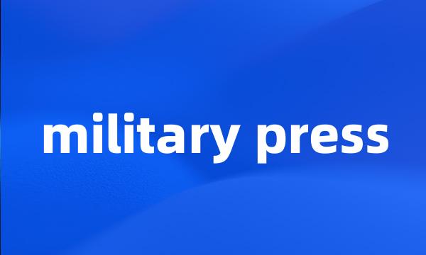 military press