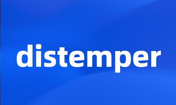 distemper