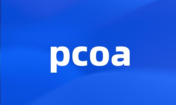 pcoa