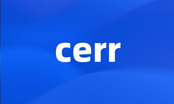 cerr