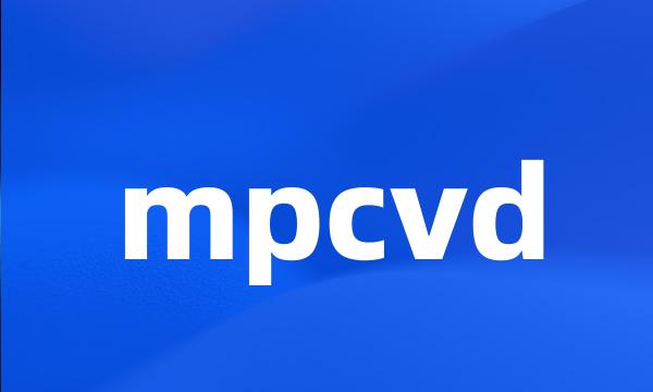 mpcvd