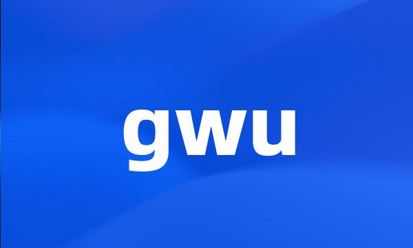 gwu