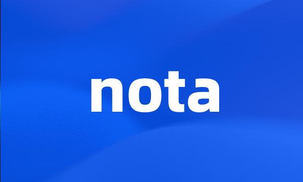 nota