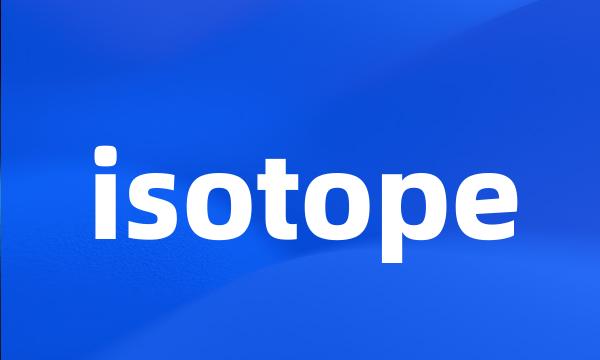 isotope