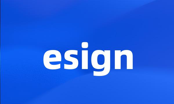 esign