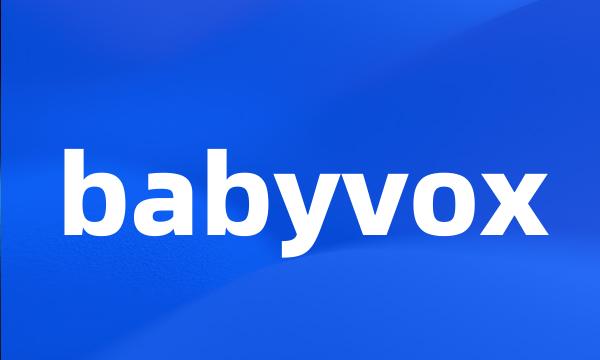 babyvox