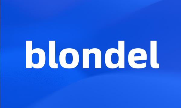 blondel