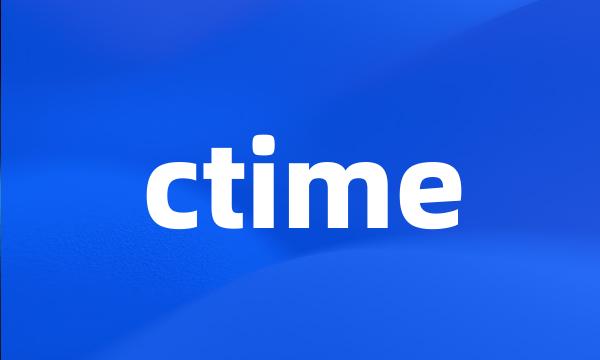 ctime