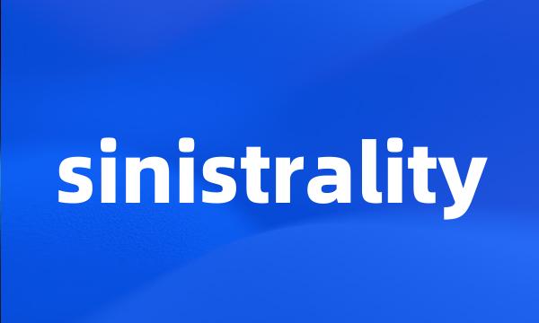 sinistrality