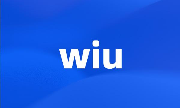 wiu