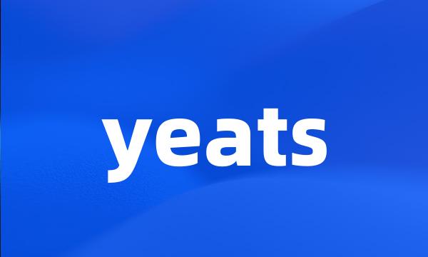 yeats