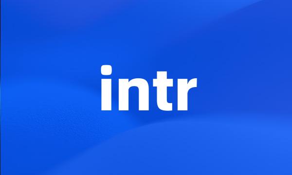 intr