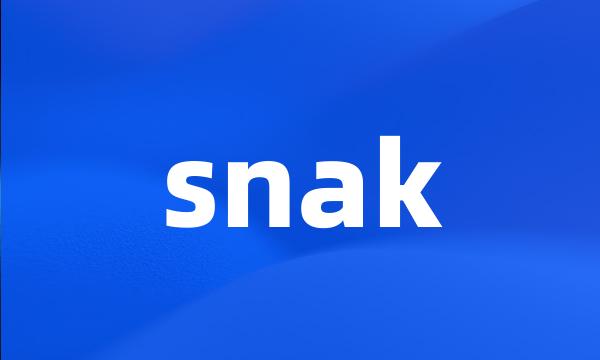 snak