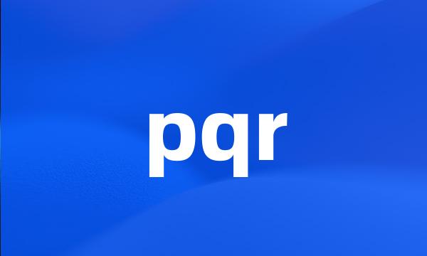 pqr