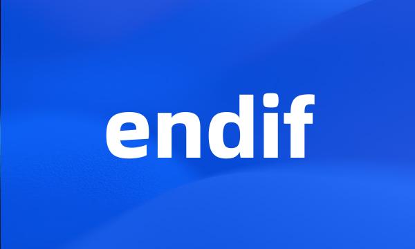 endif