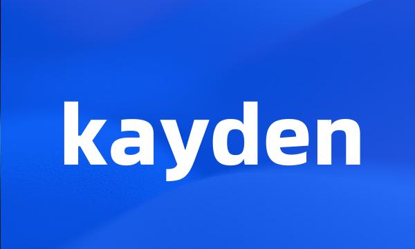 kayden