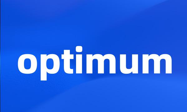 optimum