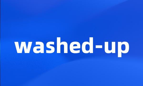 washed-up