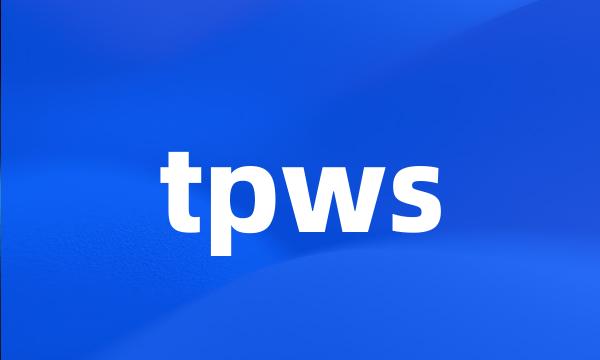 tpws