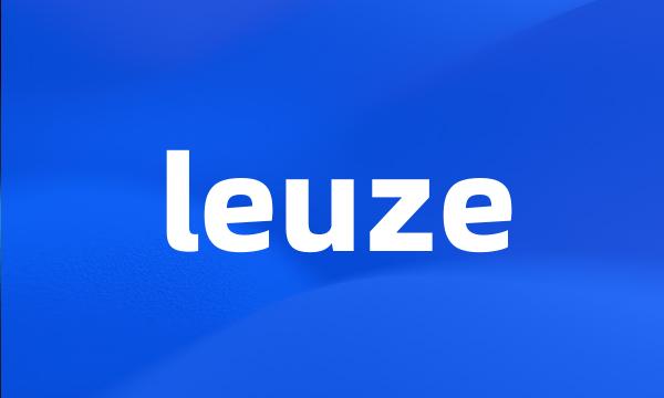 leuze