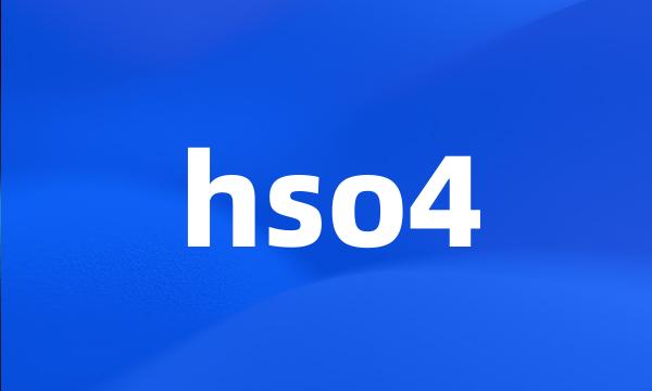 hso4