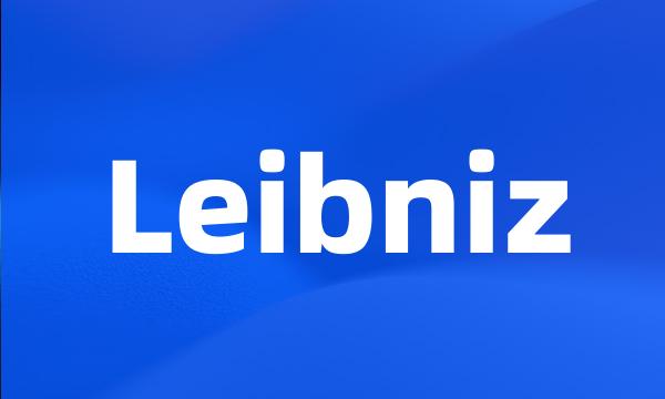 Leibniz