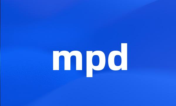 mpd