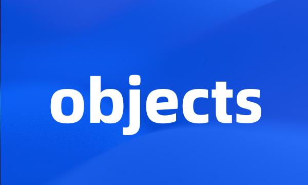 objects