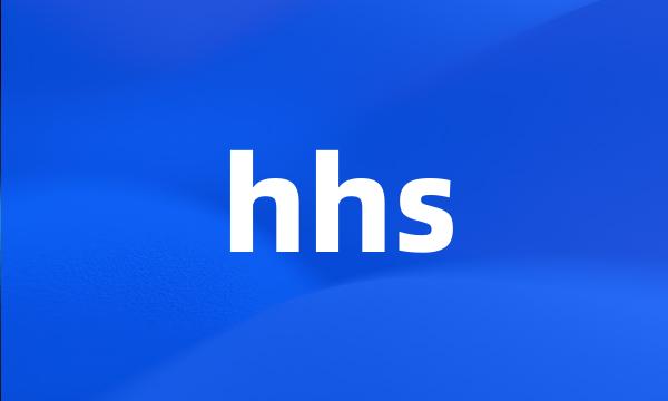 hhs