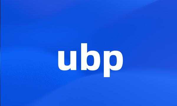 ubp