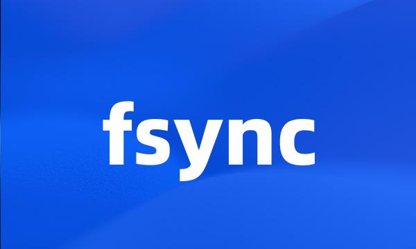 fsync